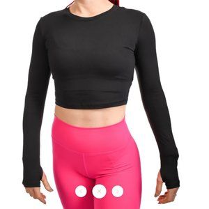 Til You Collapse Keyhole Crop Top size SMALL